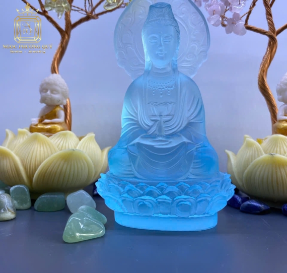 Tượng quan âm.cao 12cm