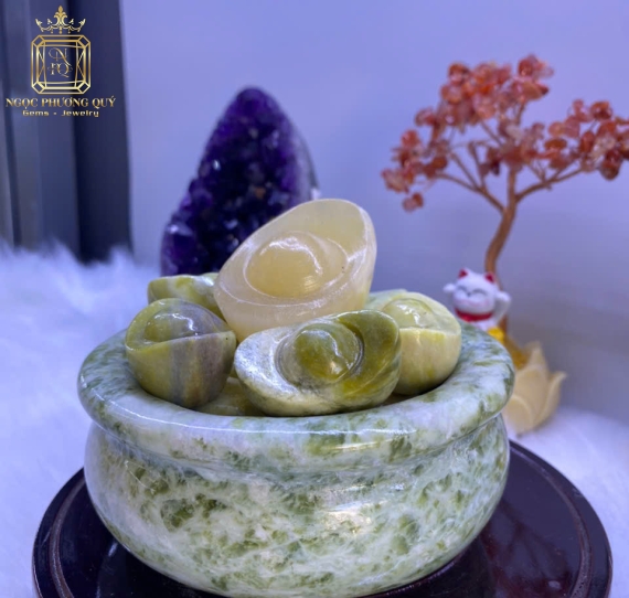 Bát tụ bảo serpentine