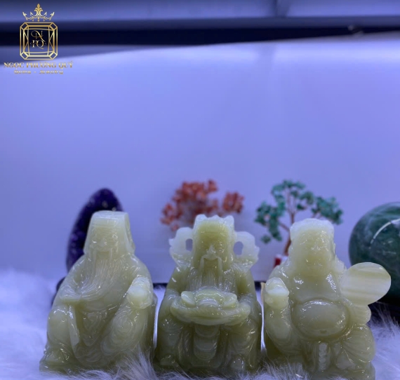 Bộ 3 thần Tài,Tiền .Địa ngọc Pakistan