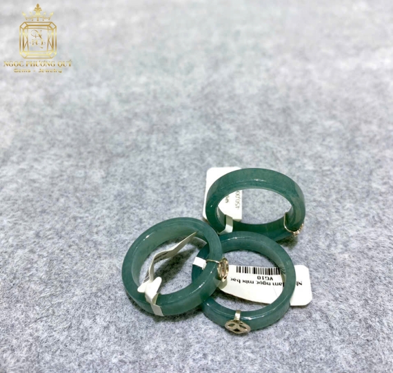 Nhẫn đá mix bạc