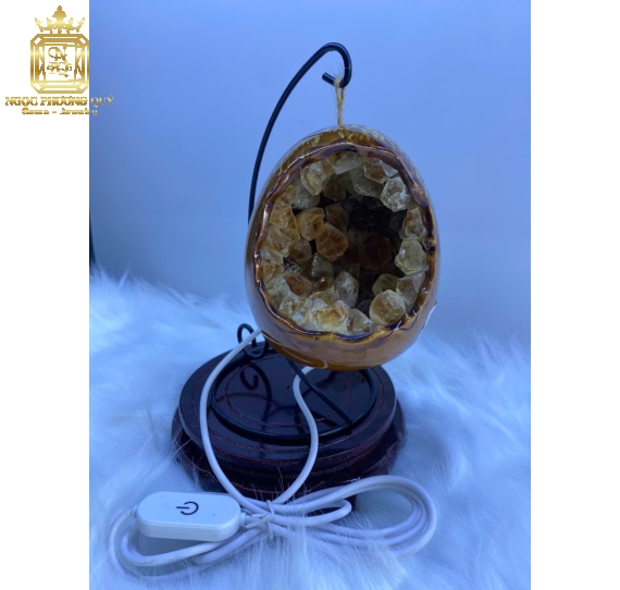 Đèn ngủ đá fluorite xanh.tím .vàng 