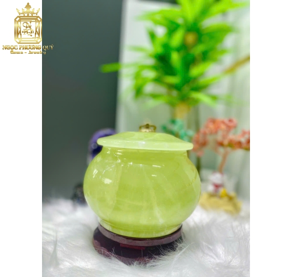 Hủ ngọc Onyx xanh 16