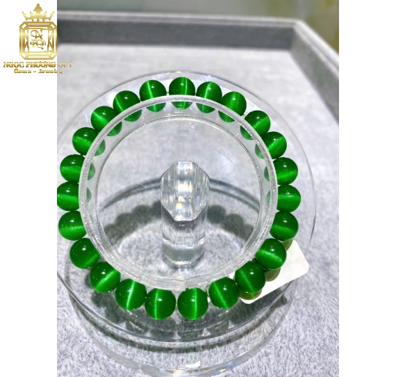 Vòng chuỗi mắt mèo Opal
