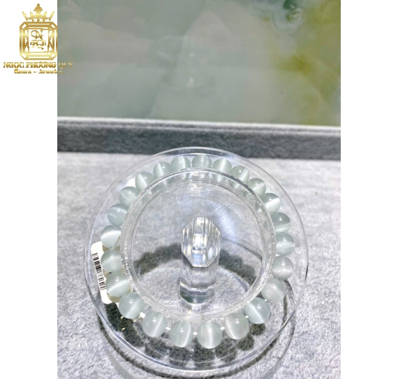 Vòng chuỗi mắt mèo Opal
